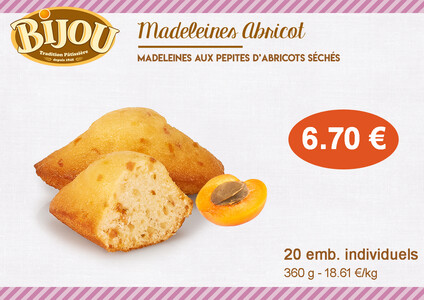 Madeleines Abricot