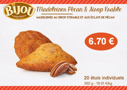 Madeleines Pécan & Sirop d'Erable
